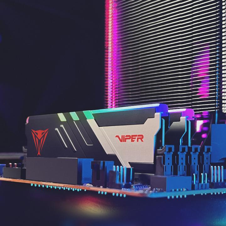 Actual product image Patriot Viper Venom RGB 32GB DDR5 6200-40, PVVR532G620C40K (2 x 16GB, 6200 MHz, DDR5 RAM, U-DIMM)