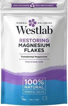 Produktbild Westlab Magnesium Flakes Foot & Body Soak 1000ml (1000 ml, Badeperlen)