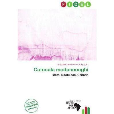 Catocala mcdunnoughi, Fachbücher