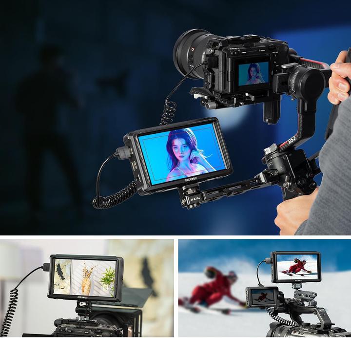 Produktbild Feelworld FW568 PRO 6" HDMI monitor with 1200nits brightness (6")