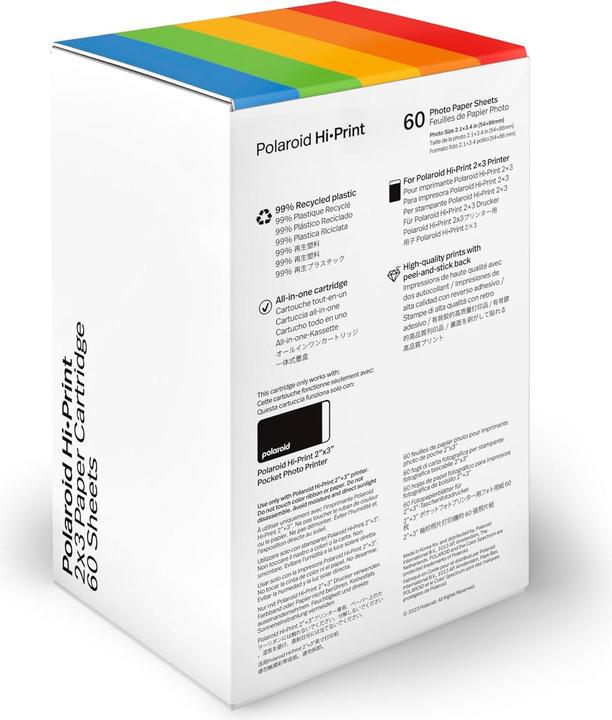 Image du produit Polaroid Cartouche de papier Hi-Print 2x3