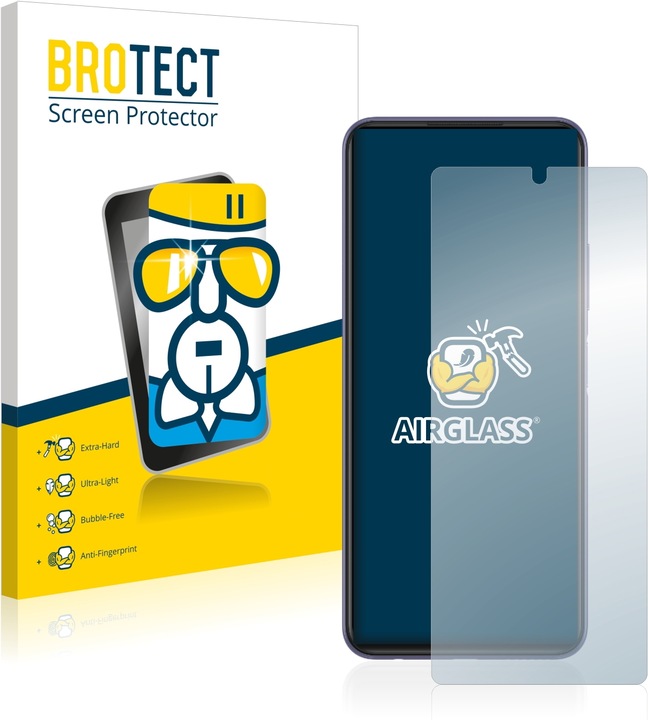 Actual product image BROTECT AirGlass Glass (1 Piece, Xiaomi Mi Note 10)