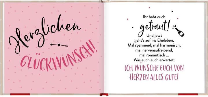 Actual product image For the happy bridal couple (German, Groh publishing house, 2019)