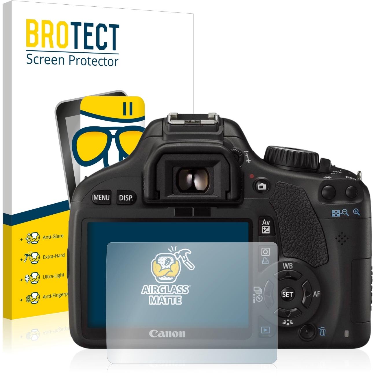 BROTECT AirGlass Panzerglasfolie Matt (Displayschutz, EOS 550D), Kameraschutz