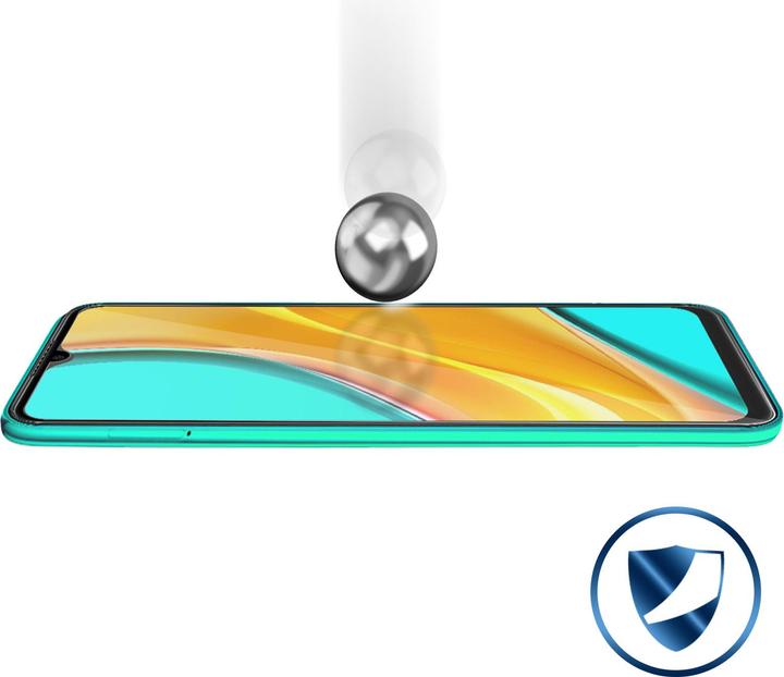 Actual product image Avizar Crystal clear film, glass screen protector (1 Piece, Xiaomi Redmi 9)