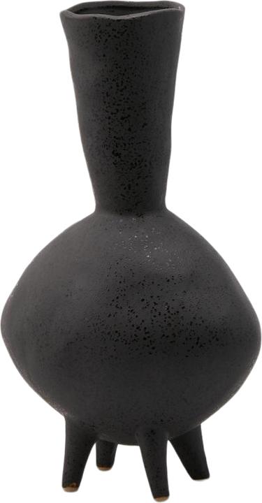 Actual product image Edg Chakra Ceramic Black H: 34 cm