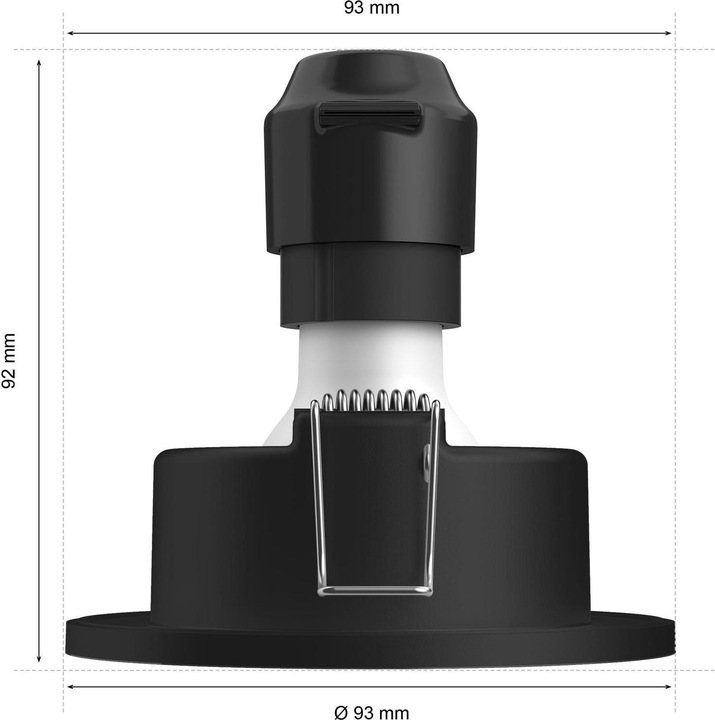 Actual product image Philips Hue White & Color Amb. Xamento (1050 lm, GU10)