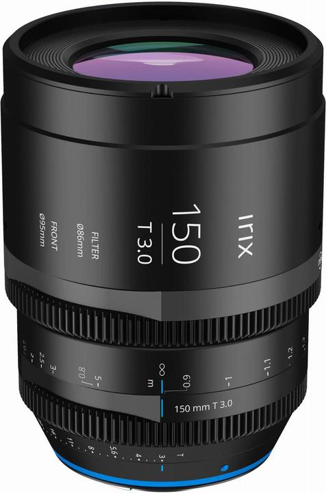 Immagine prodotto Irix Obiettivo Cine 150mm Tele 1:1 T3.0 per Canon (Metrico) (Canon EF, Full frame)