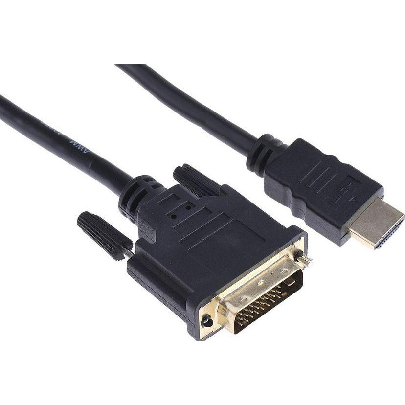 RS PRO HDMI-Kabel A HDMI Stecker B DVI-D Single Link Stecker 4K max ...