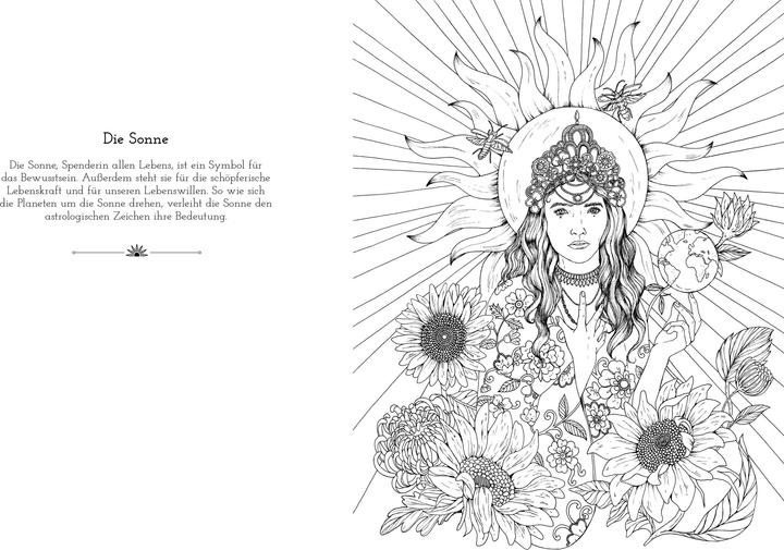 Produktbild Astrologie-Malbuch
