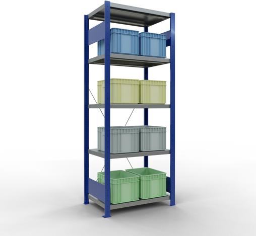 Actual product image Schulte Lagertechnik MULTIplus250 basic racking system with cross braces