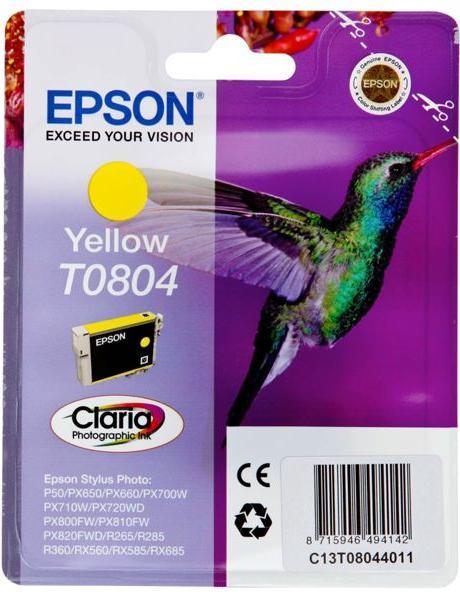 Actual product image Epson T0804 Claria Photographic (Y)