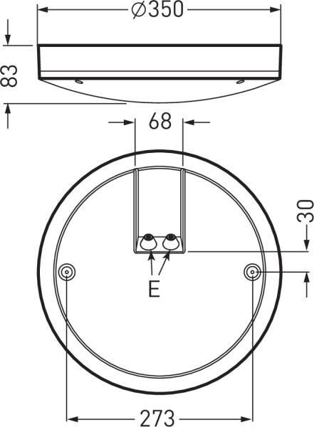 Produktbild Trilux TRIL LED-Wand-/Deckenleuchte (2050 lm)