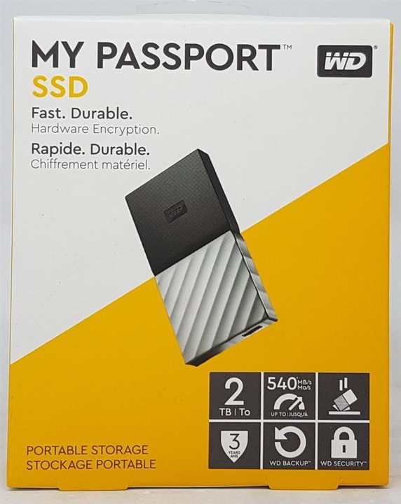 Actual product image WD My Passport SSD (2000 GB)