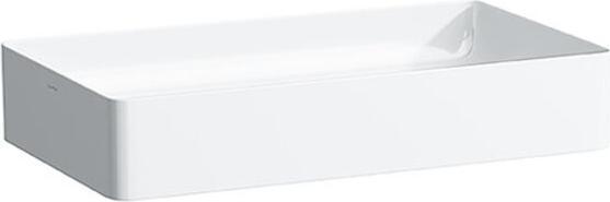 Actual product image Laufen Living washbasin 60X34 cm ceramic Sapphire without tap hole and overflow (340 mm, 600 mm)