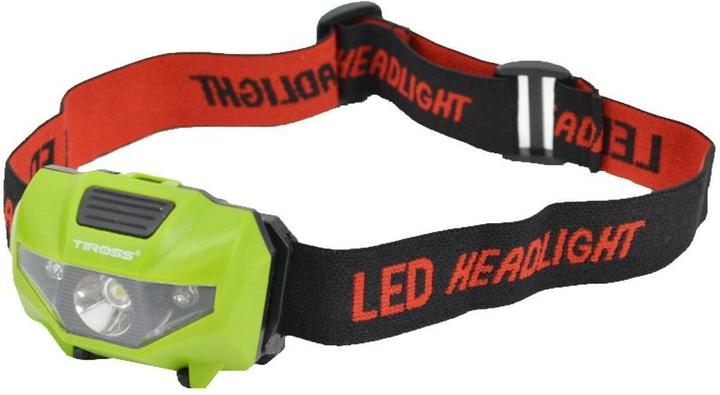 Actual product image Tiross Head torch 1W + 2 RED LEDs 3xAA / WITHOUT BATTERY