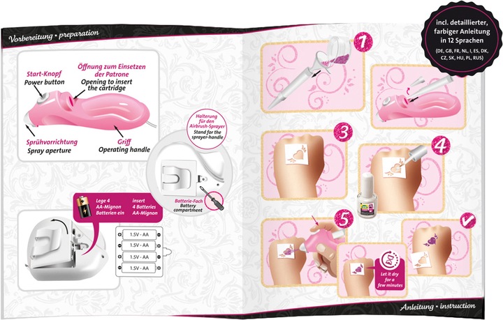 Actual product image Lena Airbrush Tattoo Studio