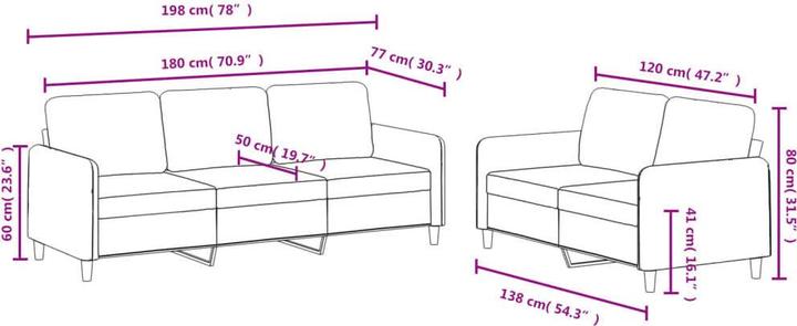 Produktbild vidaXL Harli (Polstergruppe)