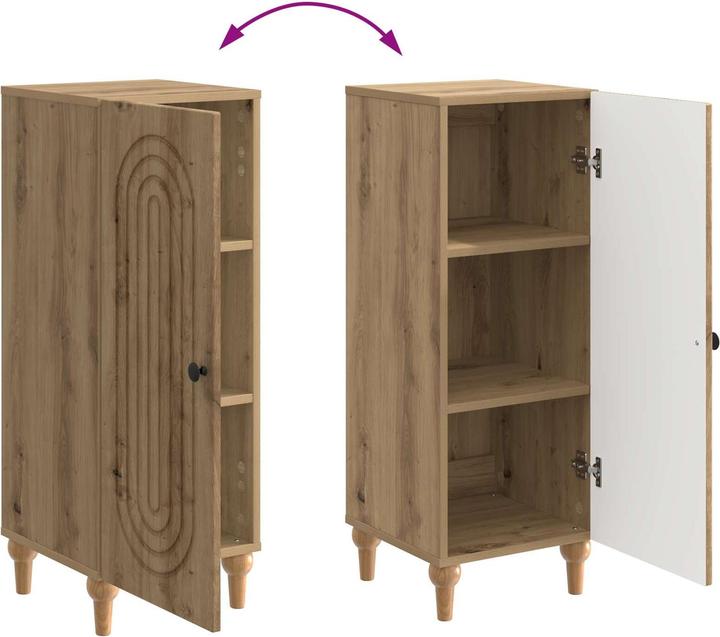 Produktbild vidaXL Modernes Sideboard (34.50 x 33 x 90 cm)