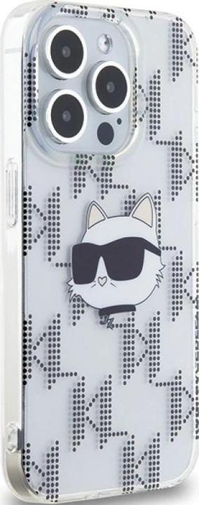 Image du produit Karl Lagerfeld KLHCP15XHKLPCHT iPhone 15 Pro Max 6.7" transparent hardcase IML Choupette Head & Mono (Apple iPhone 15 Pro Max)