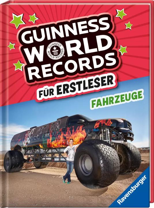 Produktbild Ravensburger Guinness World Records für Erstleser - Fahrzeuge (Deutsch, 2023)