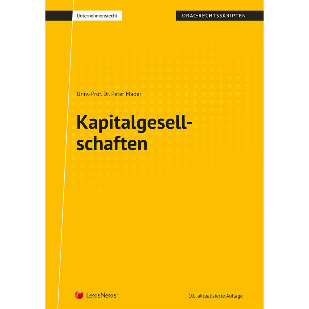 Kapitalgesellschaften (f. Österreich), Fachbücher von Peter Mader