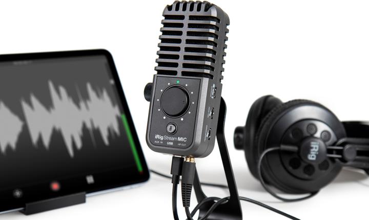 Produktbild IK Multimedia iRig Stream Mic USB - Kompaktes USB-Streaming Mikrofon