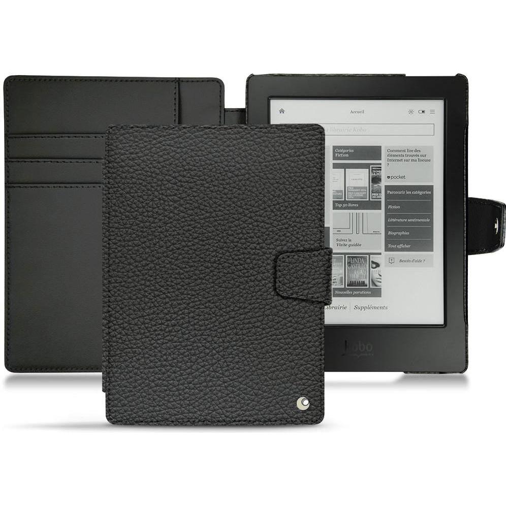 Noreve Lederschutzhülle Wallet (Aura H2O), Tablet Hülle, Schwarz