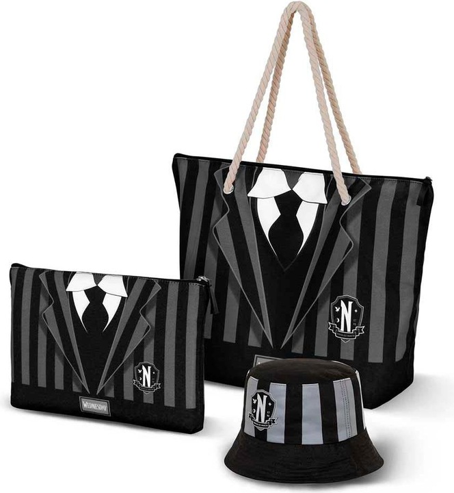 Produktbild Karactermania MERCREDI - Uniforme - Sac de Plage '52x37x17cm'