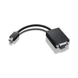 Thumbnail - Lenovo Mini-DisplayPort zu (DVI, 20 cm), Data + Video Adapter, Schwarz