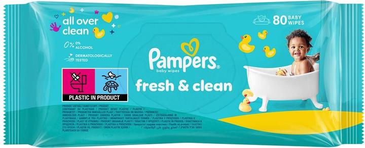 Actual product image Pampers Fresh Clean (1 x 80 pcs.)