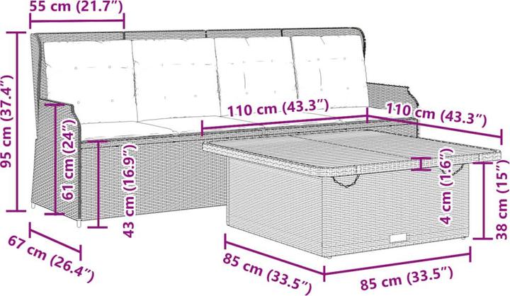Produktbild vidaXL Wynter