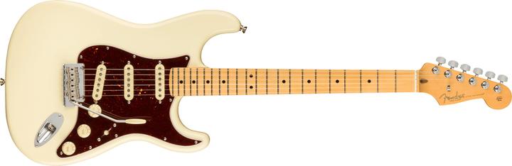 Actual product image Fender American Professional II Stratocaster Olympic White MN elektrische gitaar met koffer (Classical guitar)
