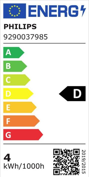 Etichetta energetica Philips Lampada LED E27 (E27, 470 lm, 1x)