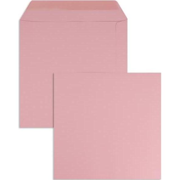 Blanke, Briefumschlag, Briefumschläge 220x220mm 120g/qm gummiert VE=100 Stück tiefrosa (100 x)
