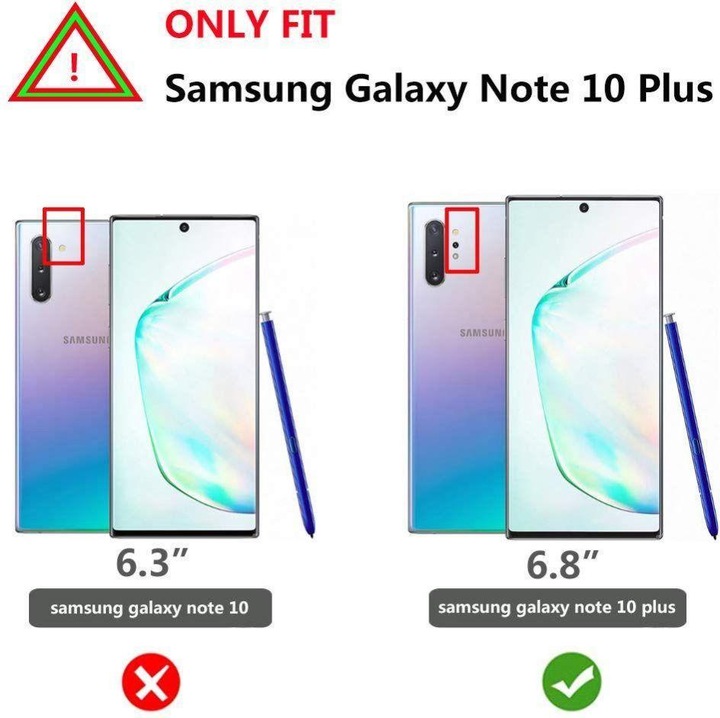 Actual product image Supcase Armored Case Unicorn Beetle Pro for Galaxy Note 10 Plus Black Universal (Samsung Galaxy Note 10 Plus)