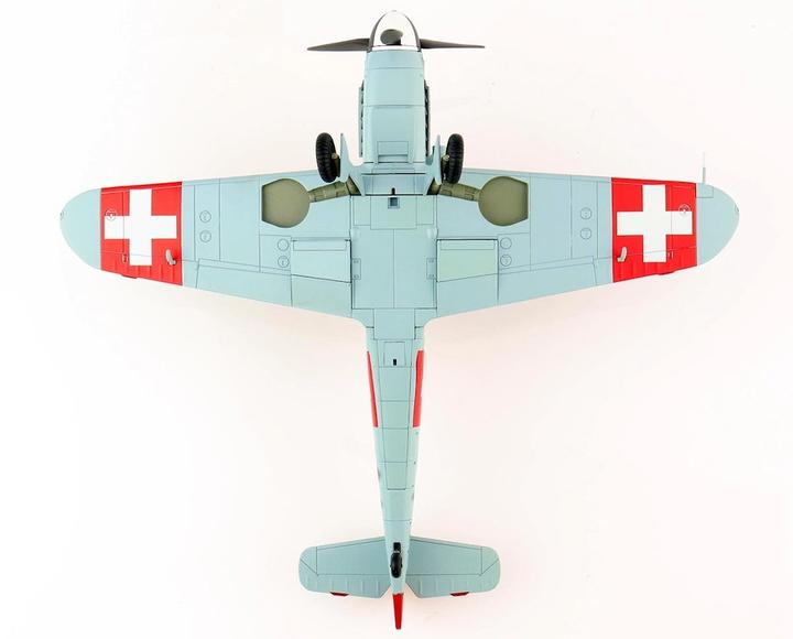 Image du produit Hobby Master Messerschmitt BF 109G-6, ÉCHELLE 1:48, J-704 Fliegerkompanie 7 Swiss Air Force. Me