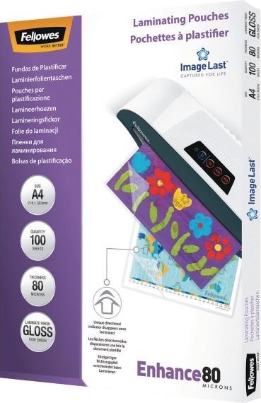 Immagine prodotto Fellowes Potenziare 80 (A4, 100 Pezzo/i, 80 µm)