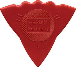 Herdim Plectren 3 épaisseurs rouge Pack/100 (100 x)