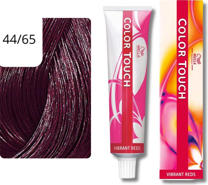 Image du produit Wella Color Touch Rouge vif - P5 44/65 (44/65 brun moyen brun intense violet-acajou violet intense)