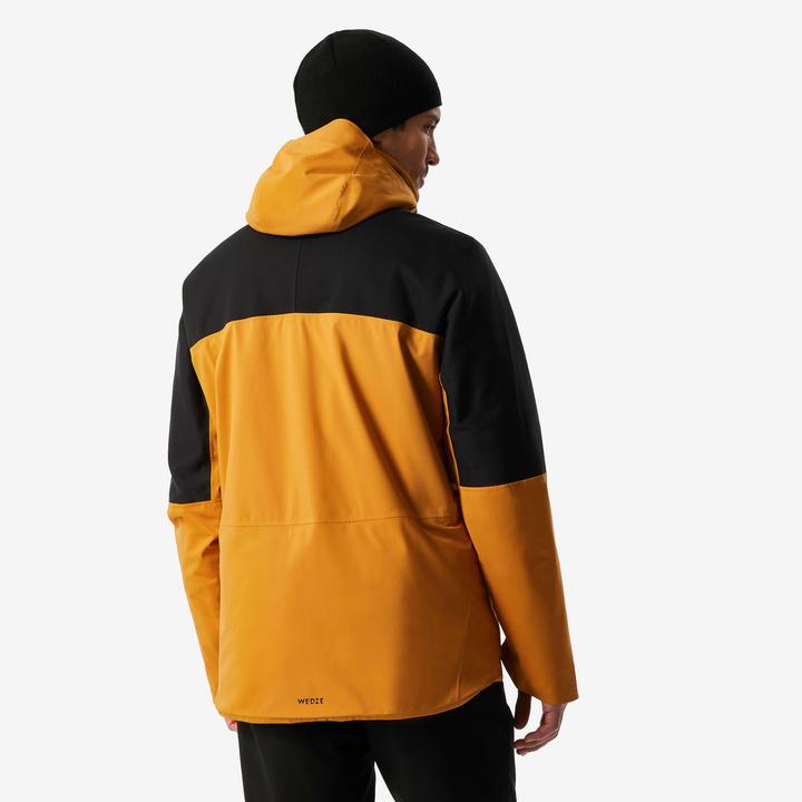 Produktbild Wedze Skijacke Herren wasserdicht und strapazierfähig - 500 camel/schwarz (XXL)