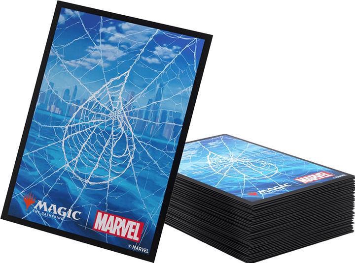 Actual product image Gamegenic - Magic: The Gathering | Marvel's Spider-Man Premium Art Sleeves - Spider-Man Island