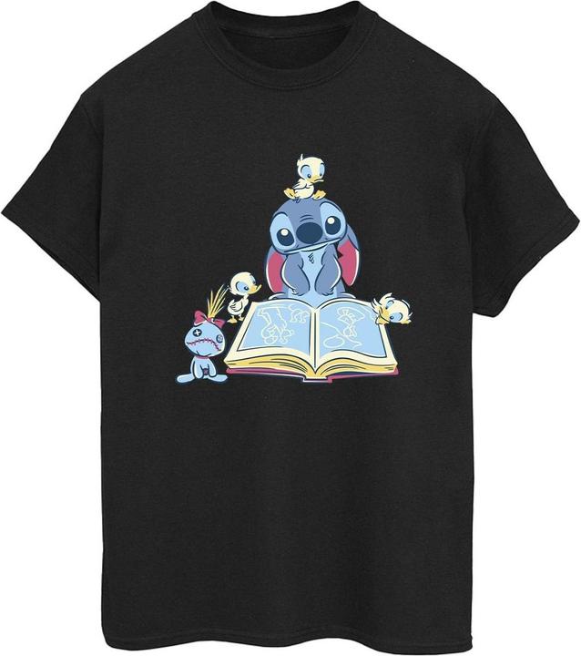 Produktbild Disney Lilo & Stitch Reading A Book TShirt (M)