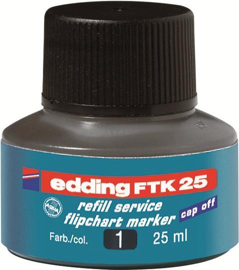 Produktbild Edding Nachfülltusche FTK25 (Schwarz, 1 x)