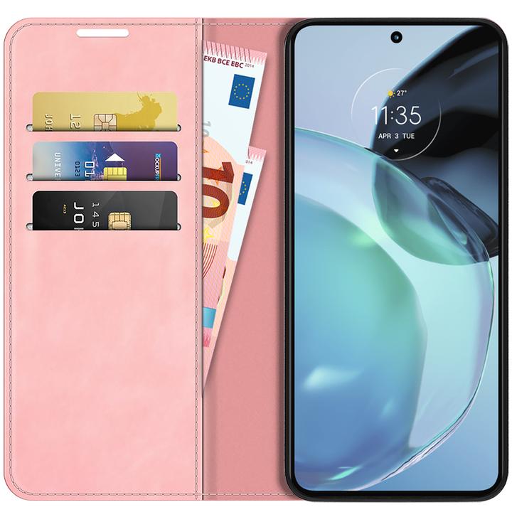 Produktbild Cazy Book Case Kompatibel mit Motorola Moto G72 - Hülle klappbar Magnetisch Kunstleder - (Motorola Moto G72)