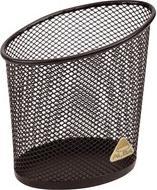 Produktbild Alba Stifteköcher Mesh, aus Drahtmetall, schwarz rund, Durchmesser: 60 mm, Höhe: 105 mm, erlaubt eine