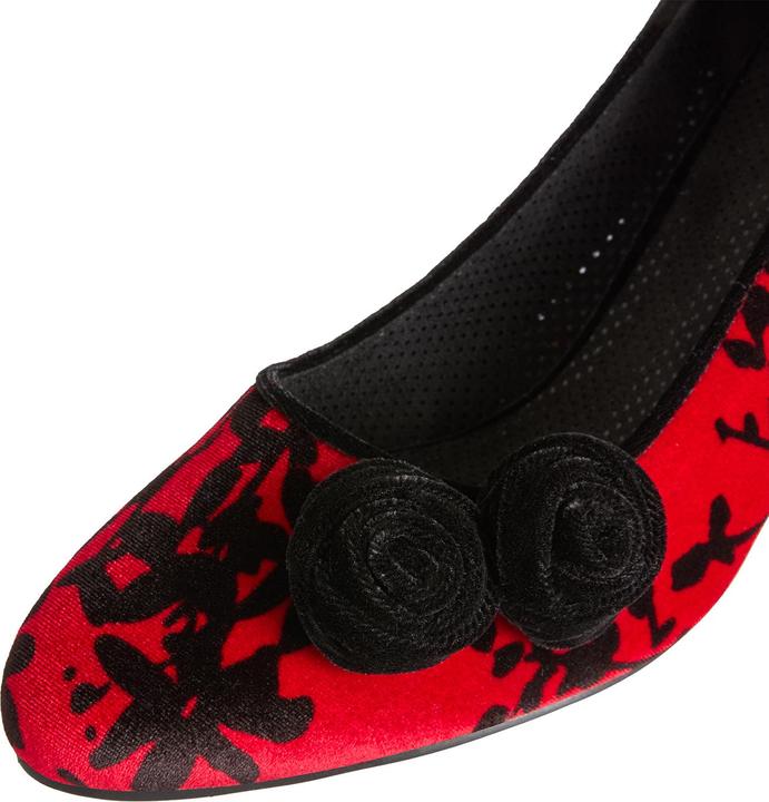 Immagine prodotto Joe Browns Floral Print Velvet Shoes (39)