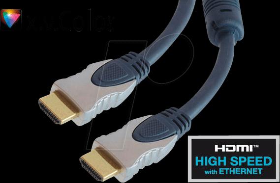 Produktbild Shiverpeaks SP77471 HDMI-Kabel 1,5 m HDMI Typ A (Standard) Blau (1.50 m, HDMI)
