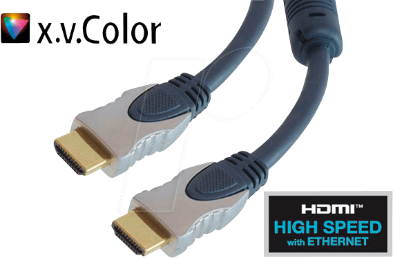 Produktbild Shiverpeaks SP77471 HDMI-Kabel 1,5 m HDMI Typ A (Standard) Blau (1.50 m, HDMI)