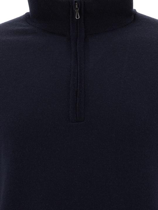 Produktbild John Smedley Merino wool "Tapton" half-zip sweater (M)